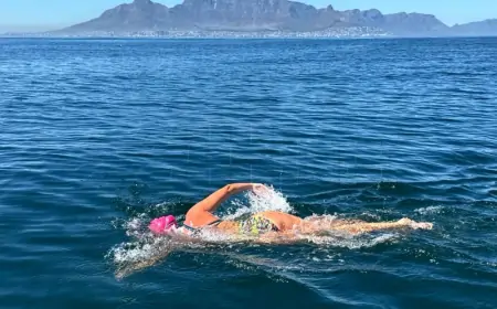 Dina Levačić preplivala i Robben Island