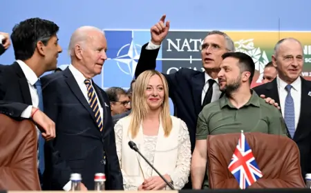 Zapadni vođe iz solidarnosti u Kijevu na drugu godišnjicu invazije