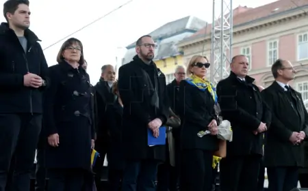 Proukrajinski skup u Zagrebu: Ukrajina brani slobodu zapada