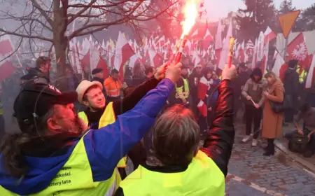Poljska: Prosvjed poljoprivrednika u Varšavi protiv politika EU-a i ukrajinskog žita