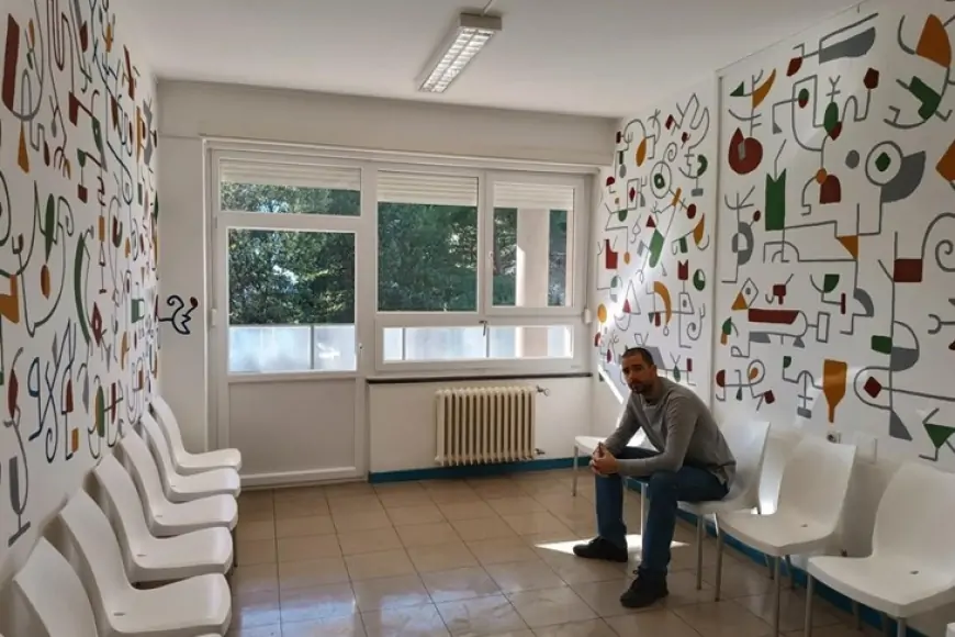Oslikani prostori dječje i adolescentske psihijatrije KBC-a Split