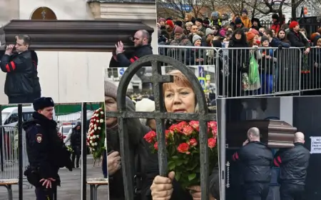 Navaljni pokopan u Moskvi uz tisuće koje su izvikivale njegovo ime