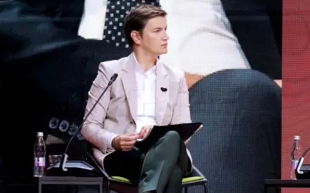 Bivša premijerka Brnabić izabrana za predsjednicu srbijanskog parlamenta