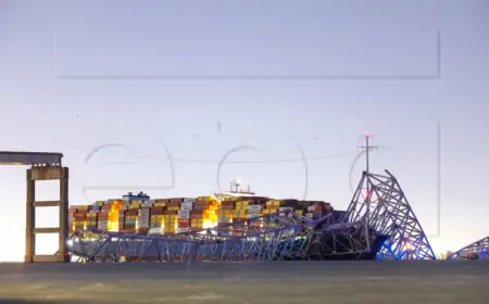 Šest nestalih nakon urušavanja mosta u Baltimoreu