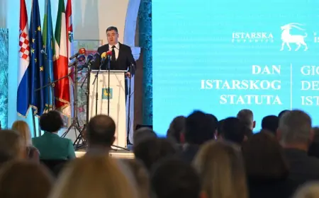Milanović u Poreču na obilježavanju Dana Statuta Istarske županije