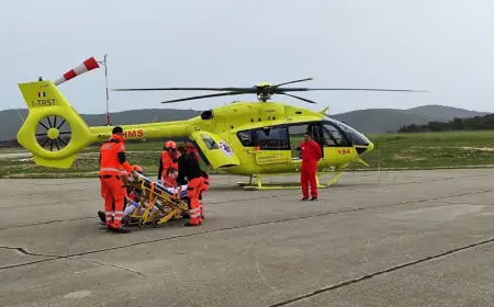 Obavljen prvi prijevoz pacijenta helikopterskom medicinskom službom