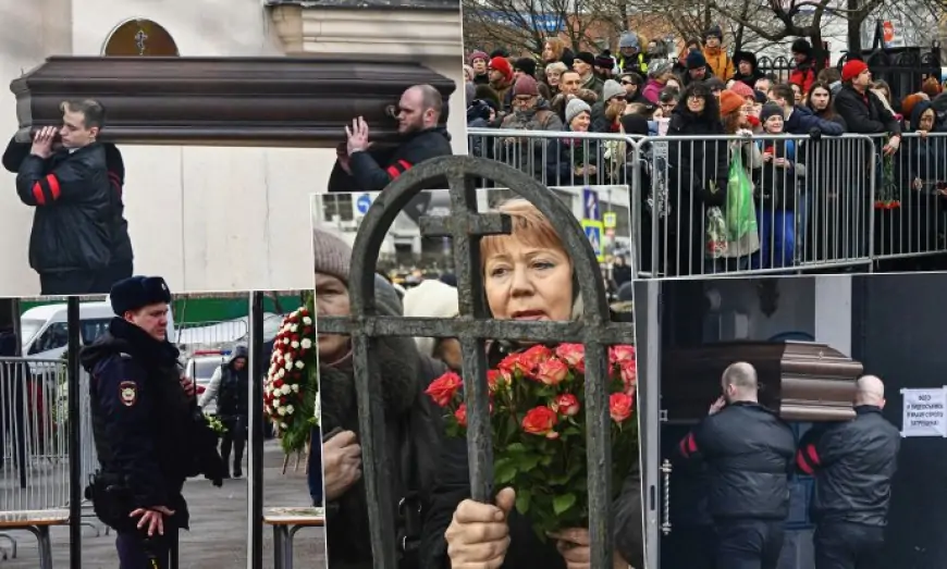 Navaljni pokopan u Moskvi uz tisuće koje su izvikivale njegovo ime
