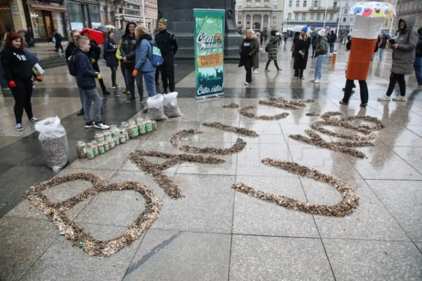 Zagreb: U sklopu kampanje "Baci čik u koš" prikupljeno 15.000 čikova