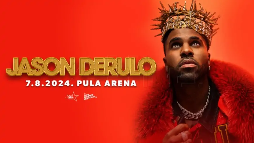 Jason Derulo nastupa 7. kolovoza u pulskoj Areni