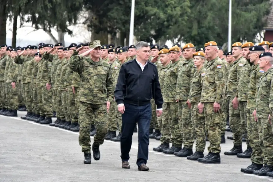 Milanović na obilježavanju 17. obljetnice Gardijske oklopno-mehanizirane brigade
