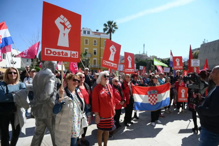 Prosvjed  oporbe u Splitu: zajedno srušiti HDZ-ovu vlast