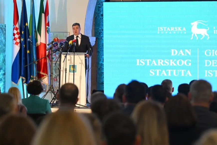 Milanović u Poreču na obilježavanju Dana Statuta Istarske županije