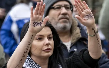 PROSVJEDNICI U GRADU DOMAĆINU EUROVIZIJE POZIVALI NA BOJKOT IZRAELA