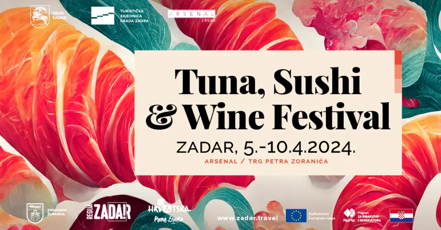 Tuna, Sushi & Wine Festival počinje u petak: Koncerti, radionice, ali i stručni skup o marikulturi u Jadranskom moru