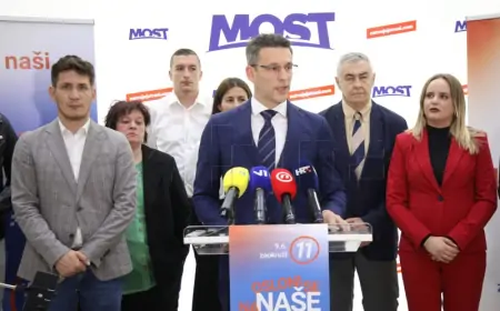 MOST PREDSTAVIO LISTU ZA EUROPSKI PARLAMENT: ZALAGAT ĆEMO SE ZA ZAŠTITU OBITELJI