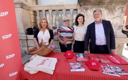 ZADAR: PREDSTAVLJENA KOALICIJSKA LISTA SDP-a ZA EU IZBORE