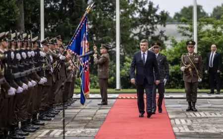 MILANOVIĆ: UPRLIČIO SVEČANI PRIJAM PRIGODOM OBILJEŽAVANJA DANA HRVATSKE VOJSKE