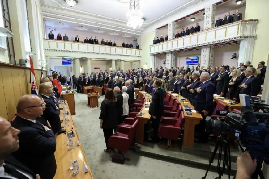 POČELA KONSTITUIRAJUĆA SJEDNICA 11. SAZIVA HRVATSKOG SABORA