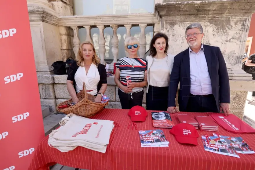 ZADAR: PREDSTAVLJENA KOALICIJSKA LISTA SDP-a ZA EU IZBORE