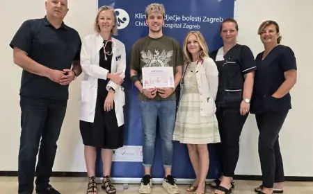 BABY LASAGNA POSJETIO KLINIKU ZA DJEČJE BOLESTI ZAGREB, ČIJEM JE ZAVODU DAO DONACIJU