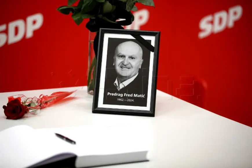 U SDP-u OTVORENA KNJIGA ŽALOSTI ZA FREDA MATIĆA