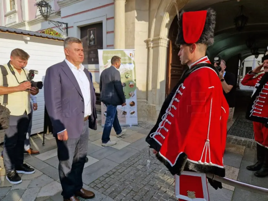PREDSJEDNIK MILANOVIĆ OBIŠAO VARAŽDINSKI ŠPANCIRFEST