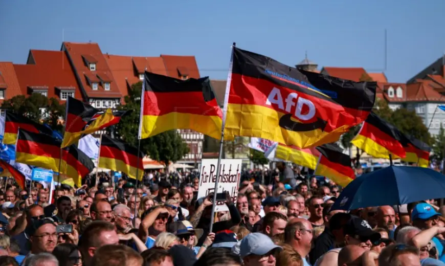 PROSVJED PROTIV NJEMAČKE KRAJNJE DESNE STRANKE AfD UOČI IZBORA U TIRINGIJI