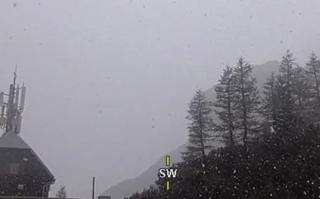 U SLOVENIJI PAO PRVI SNIJEG!