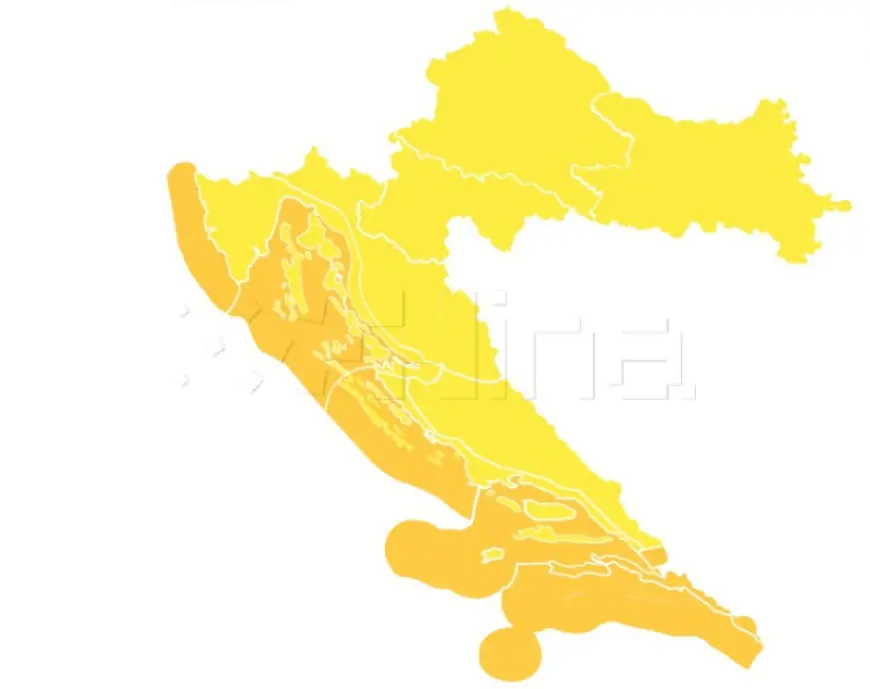 NA SNAZI NARANČASTO UPOZORENJE-OPASNO VRIJEME ZA CIJELI JADRAN