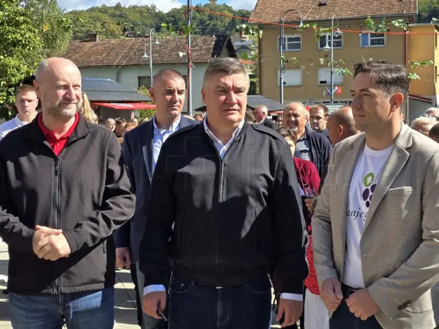 PREDSJEDNIK MILANOVIĆ U PREGRADI NA „BRANJU GROJZDJA”