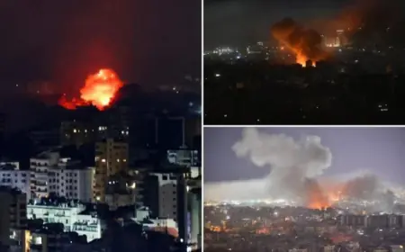 IZRAEL GAĐA BEJRUT, SVJEDOCI KAŽU DA JE TO NAJTEŽE BOMBARDIRANJE DO SADA