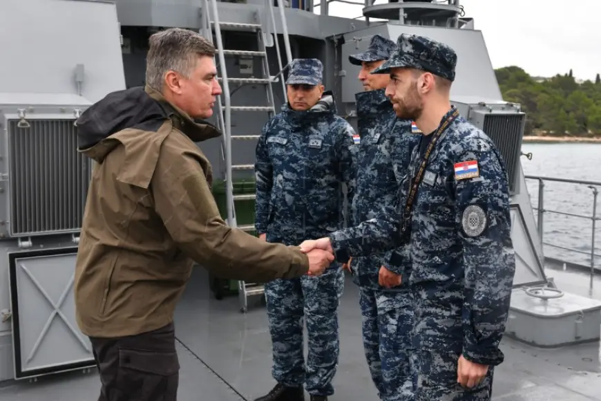 MILANOVIĆ NA VOJNOJ VJEŽBI "HARPUN 24": ČUVAJTE HRVATSKO MORE