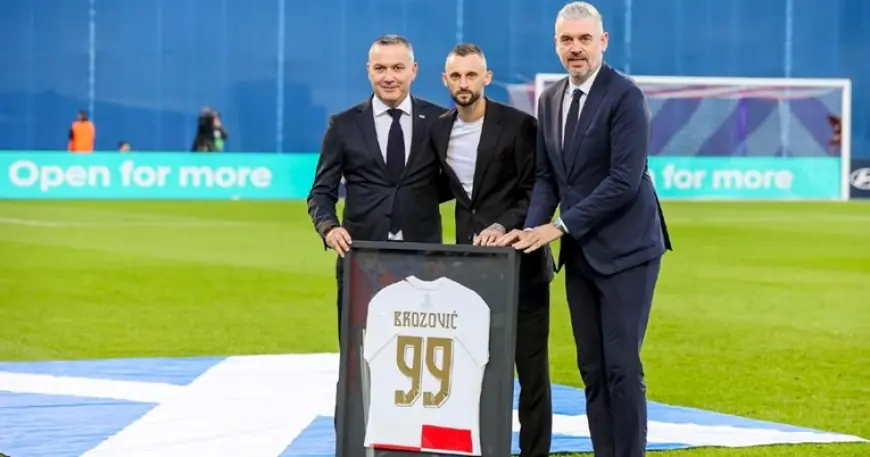 BROZOVIĆ SE SLUŽBENO OPROSTIO OD HRVATSKE REPREZENTACIJE