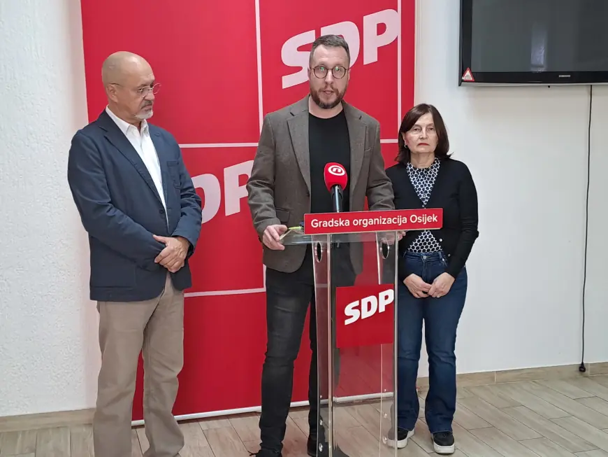 OSJEČKI SDP PROZVAO GRADSKU UPRAVU ZA LOŠE UPRAVLJANJE GRADOM