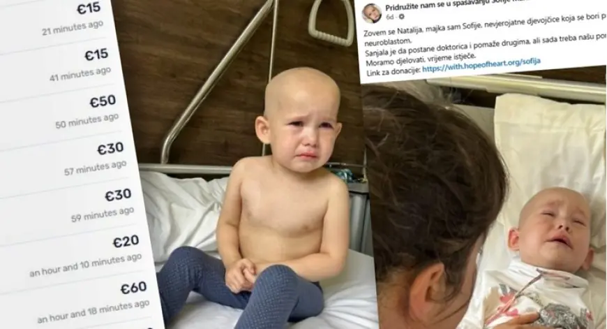 HUMANITARNA AKCIJA ZA POMOĆ "SOFIJI MARIN" JE PREVARA, NE UPLAĆIJTE NOVCE!