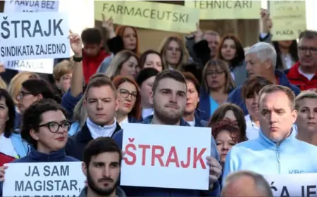 SINDIKAT ZAJEDNO: ŠTRAJKAMO DO ISPUNJENJA ZAHTJEVA