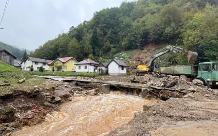 ŠTETA OD POPLAVA U BiH U LISTOPADU PROCIJENJENA NA VIŠE OD 100 MILIJUNA EURA