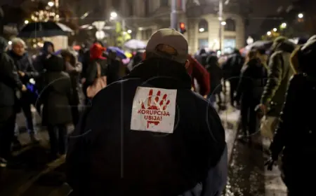 SRBIJA: VAL PROSVJEDA NE JENJAVA, U PETAK NOVI PROSVJED I 15 MINUTA ŠUTNJE