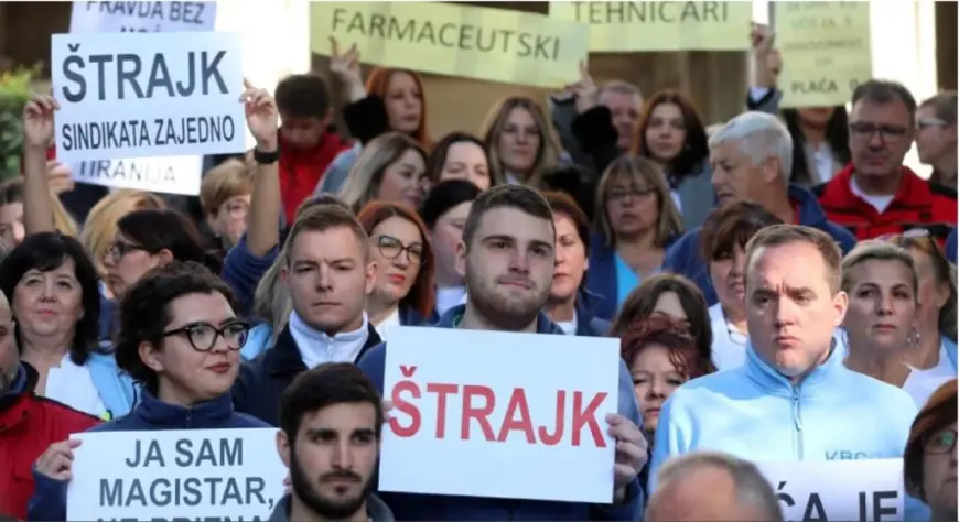 SINDIKAT ZAJEDNO: ŠTRAJKAMO DO ISPUNJENJA ZAHTJEVA