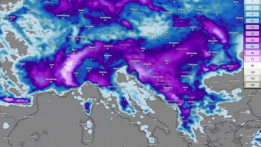 POZNATI METEOROLOŠKI PORTAL POSLAO UPOZORENJE: "PRIPREMITE SE ZA HLADNE OLUJE". U HRVATSKOJ MOGUĆA SNAŽNA MEĆAVA