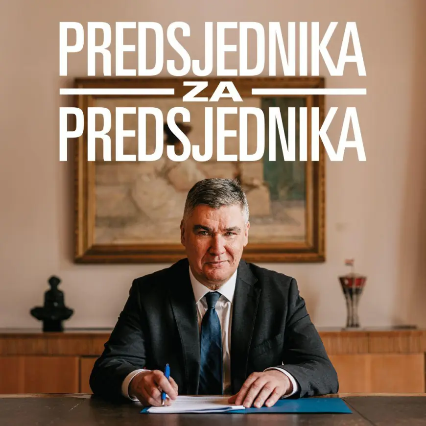 MILANOVIĆEV SLOGAN: PREDSJEDNIKA ZA PREDSJEDNIKA
