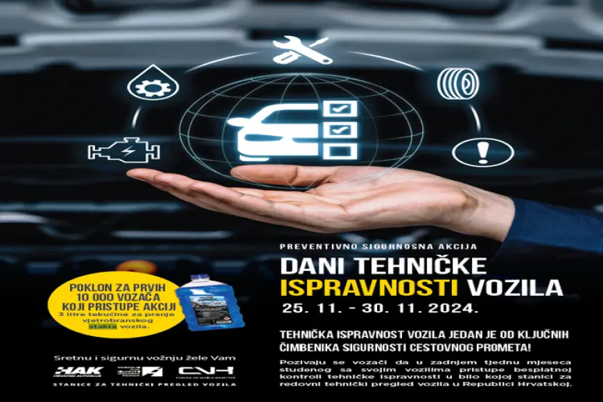 DANI TEHNIČKE ISPRAVNOSTI VOZILA ( OD 25. DO 30. STUDENOG)
