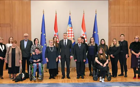 MILANOVIĆ PRIMIO IZASLANSTVO ZAJEDNICE SAVEZA OSOBA S INVALIDITETOM HRVATSKE