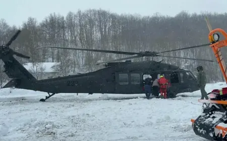 KAOS ZBOG SNIJEGA: PODIGLI BLACK HAWK I ODLETJELI PO TRUDNICU U LIKU