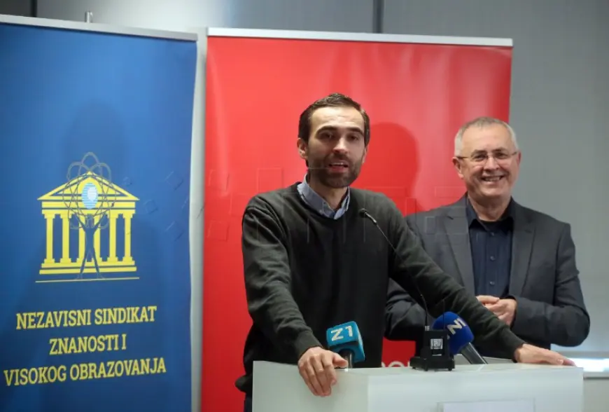 NEZAVISNI SINDIKAT ZNANOSTI I PREPOROD NAJAVILI PROSVJED 14. PROSINCA