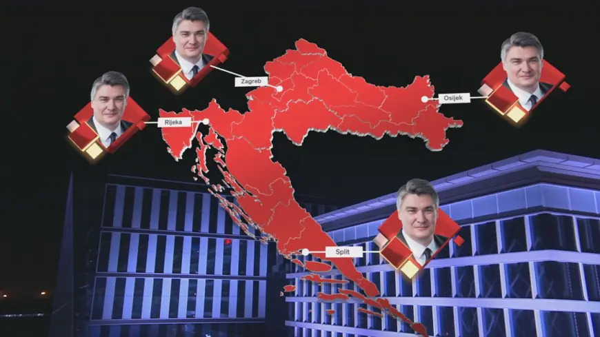 CIJELA HRVATSKA SE CRVENI: MILANOVIĆ POBIJEDIO I U NAJTVRĐIM HDZ-ovim UTVRDAMA