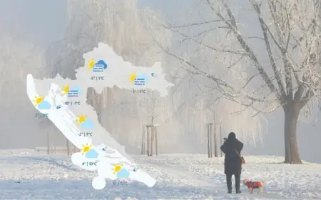 MINUSI SU POSVUDA, A U SUBOTU UJUTRO I DO -11