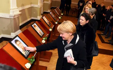 CRNA GORA SE OPRAŠTA OD UBIJENIH U MASAKRU; "POSEBNO BOLI GUBITAK DVA ANĐELA"