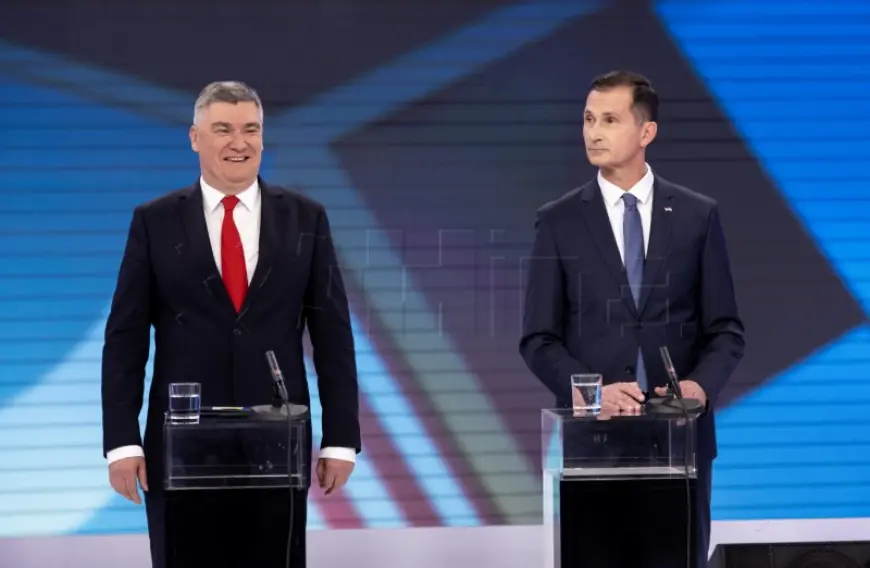 SUČELJAVANJE MILANOVIĆA I PRIMORCA NA HRT-u 7. SIJEČNJA, UOČI 2. KRUGA IZBORA
