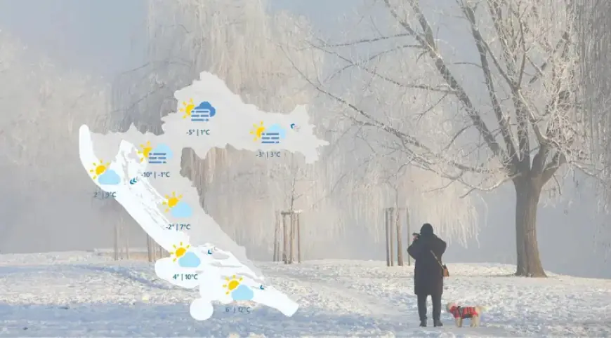 MINUSI SU POSVUDA, A U SUBOTU UJUTRO I DO -11